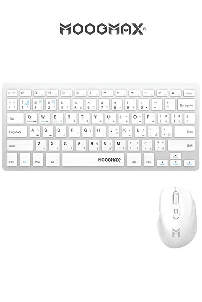 MOOGMAX Wireless mouse and keyboard computer set. Stylish and durable wireles...