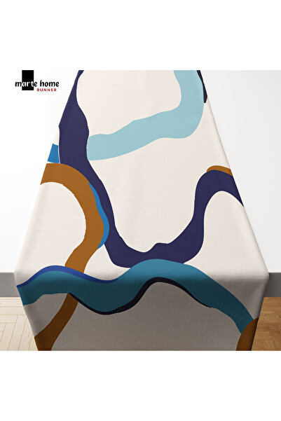 Marte Home Colorful Patterned Digital Printed Runner 50X150 cm