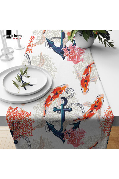 Marte Home Covor decorativ imprimat digital cu modele colorate 50x150 CM