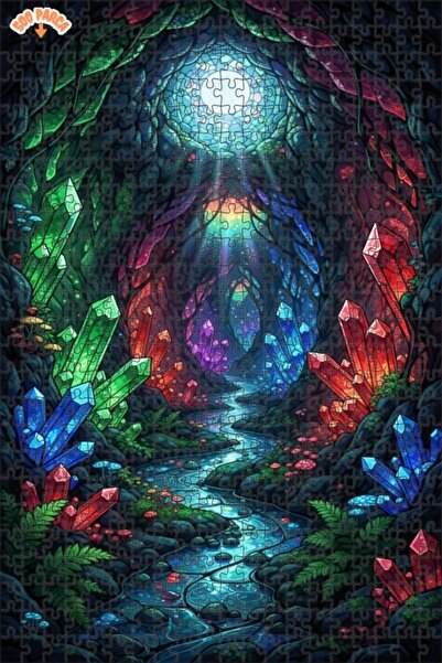 Teona Ahşap لغز خشبي بإطار من طابقين من كريستال ماجارا دريم 500 قطعة 50x30