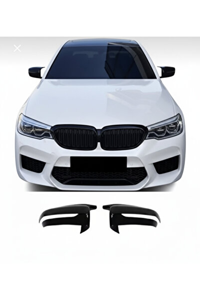 TMZ Garage 2017+BMW 5 SERİSİ G30 YARASA AYNA KAPAK PARLAK SİYAH