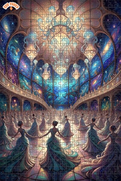 Teona Ahşap فستان الخيال الذي يرتديه النساء في حفلة الجالاكسي، فن بتأثير اللو...