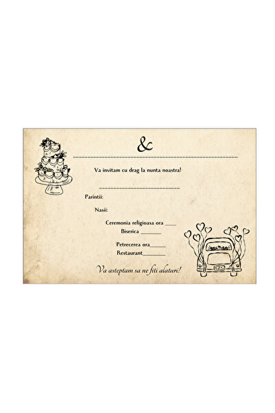 OEM wedding invitation 10x15 cm with envelope