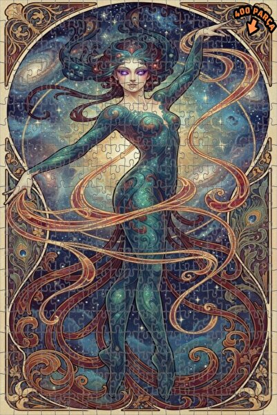 Teona Ahşap لوحة فنية بتصميم راقص الكون بمظهر الزيت الملون، لوحة خشبية مؤطرة ...