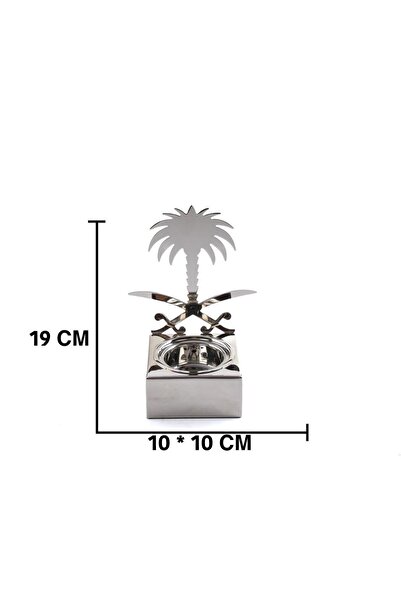 TOHFAT-AL MAIDAH A square incense burner made of high-quality, rust-resistant...
