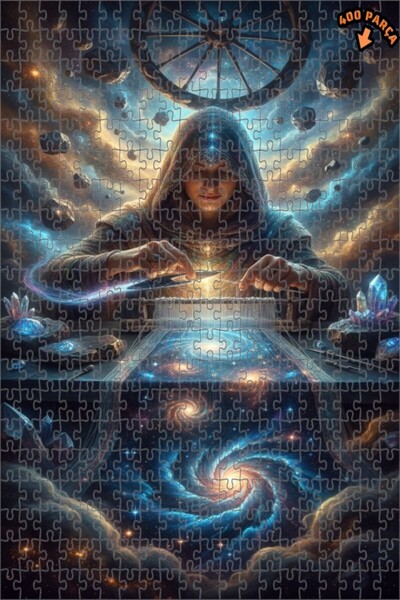 Teona Ahşap لغز خشبي بإطار ذو طابقين بتصميم عصري بمظهر لوحة زيتية، 400 قطعة، ...