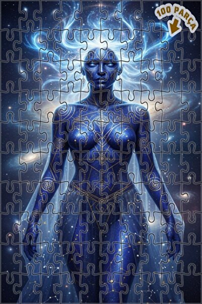 Teona Ahşap لغز خشبي بإطار مزدوج الطبقات بمظهر لوحة زيتية لامرأة ذات طاقة كون...