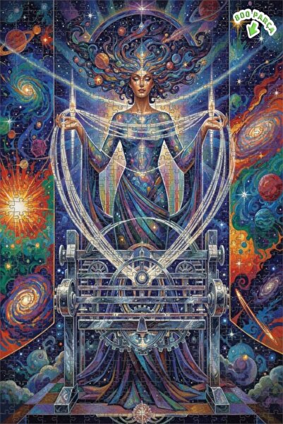 Teona Ahşap لغز خشبي بمظهر لوحة زيتية للنساء من كوزميك دوكمير، 800 قطعة، 70×50