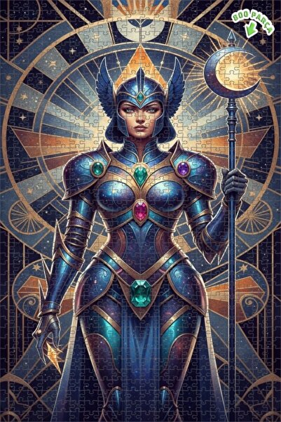 Teona Ahşap لغز خشبي رائع ذو طابع فضائي بتصميم فارس فضائي، ذو طابقين، مؤطر، 8...