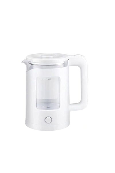 ALSAIF Glass Kettle with Plastic Body Beige 1.5L 1360W