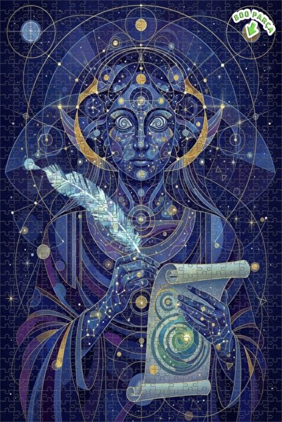 Teona Ahşap لغز خشبي مؤطر بطبقتين من الكوزميك يازر بتصميم السجادة السحرية 800...