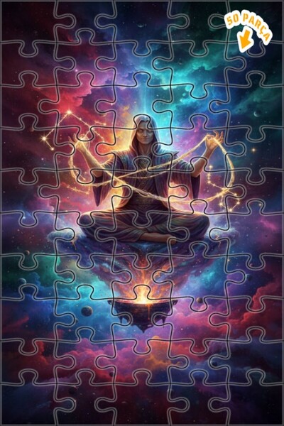 Teona Ahşap لغز خشبي بإطار مزدوج الطبقات من جالاكتيك بيلج 50 قطعة 15x25