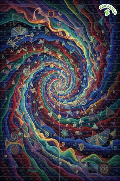 Teona Ahşap لغز خشبي مزدوج الطبقات بإطار بنمط حلزوني مزخرف بمظهر اللوحات الزي...