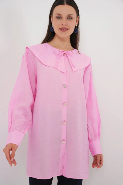 nedo7 Baby Collar Long Tunic 5967 - Pink