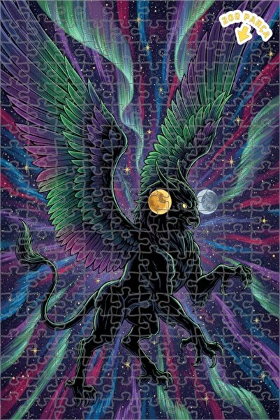 Teona Ahşap لغز خشبي مؤطر بطبقتين بمظهر لوحة زيتية مطبوعة على شكل سديم الغريف...