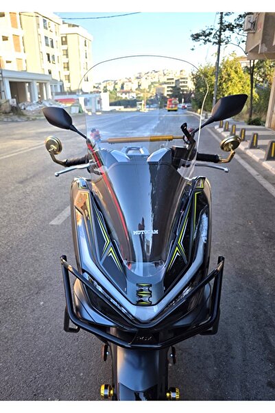 MOTOCAM Honda PCX Ön Cam 2025 Model 72cm Şeffaf Renkli 4mm