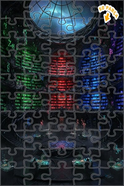 Teona Ahşap لغز خشبي لفن السحر من مكتبة الغموض، لغز خشبي بإطار مزدوج الطبقات،...