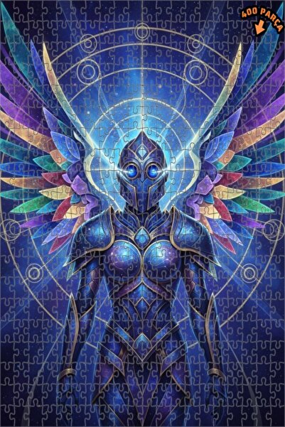 Teona Ahşap لغز خشبي بمظهر لوحة زيتية لحارس الكون ومحارب الكون، 400 قطعة، 35×35