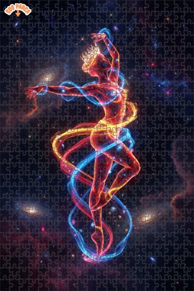 Teona Ahşap لغز خشبي بإطار مزدوج الطبقات من إيفرين دانسر 500 قطعة 50x30