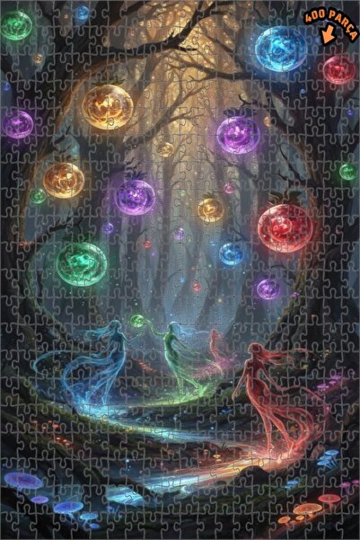 Teona Ahşap أضواء الغابة السحرية، لغز خشبي بإطار مزدوج الطبقات بمظهر لوحة زيت...