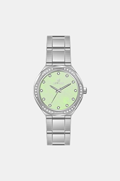 Reward Kadın Kol Saati Quartz Yeşil Kadran Çelik Kordon Gümüş 28 mm A146282