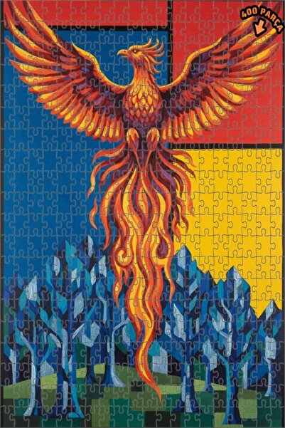 Teona Ahşap لغز خشبي رائع بإطار ذو طابقين بتصميم عصري يشبه لوحة زيتية لطائر ا...