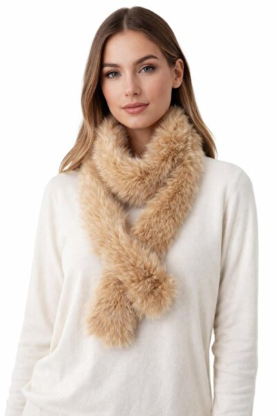 Luna MANGO KUMAŞ CML SUNİ KÜRK UZUN BOY BOYUNLUK