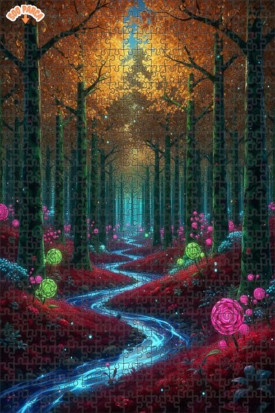 Teona Ahşap لغز خشبي مؤطر بطبقتين بمظهر لوحة زيتية لجبل الساحل الساحر 500 قطع...