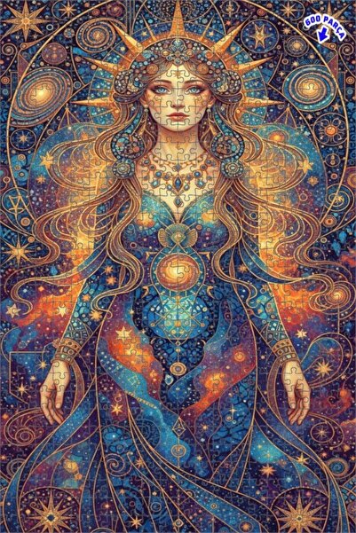 Teona Ahşap لغز خشبي بإطار مزدوج الطبقات بمظهر لوحة زيتية لملكة الكون، 600 قط...