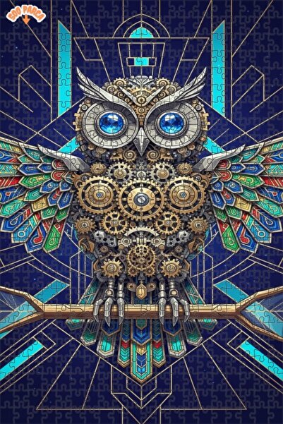 Teona Ahşap لغز خشبي مؤطر بطبقتين من ميكانيك البويه آرت 500 قطعة 50x30