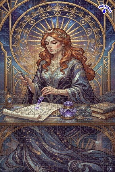 Teona Ahşap لغز خشبي مؤطر بطبقتين لفن النقش النسائي بخريطة النجوم الكونية 600...