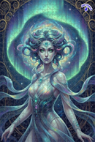 Teona Ahşap لغز خشبي بإطار مزدوج الطبقات بمظهر لوحة زيتية لملكة الكون، 600 قط...