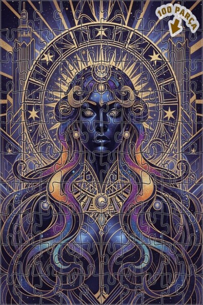 Teona Ahşap لغز خشبي بإطار مزدوج الطبقات بمظهر لوحة زيتية لملكة الكون 100 قطع...