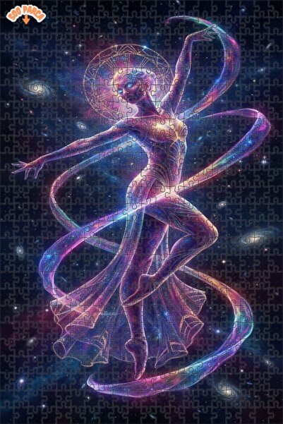 Teona Ahşap لغز خشبي بإطار مزدوج الطبقات من كوزميك دانسر 500 قطعة 50x30