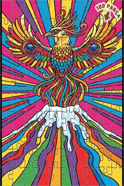 Teona Ahşap لغز خشبي رائع بإطار مزدوج الطبقات من فانتاستيك فينيكس كولور بلوس،...