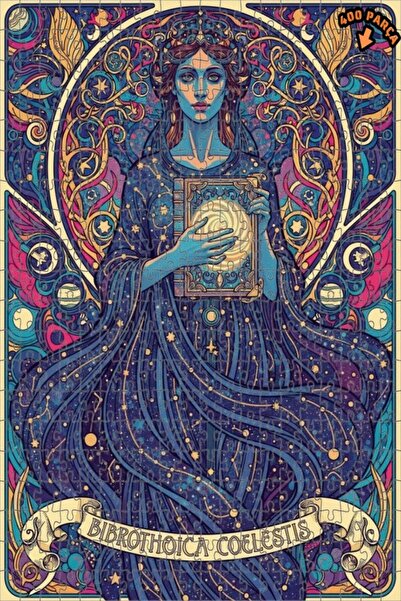 Teona Ahşap لغز خشبي بإطار مزدوج الطبقات من ستارز هانيميفند، 400 قطعة، 35×35