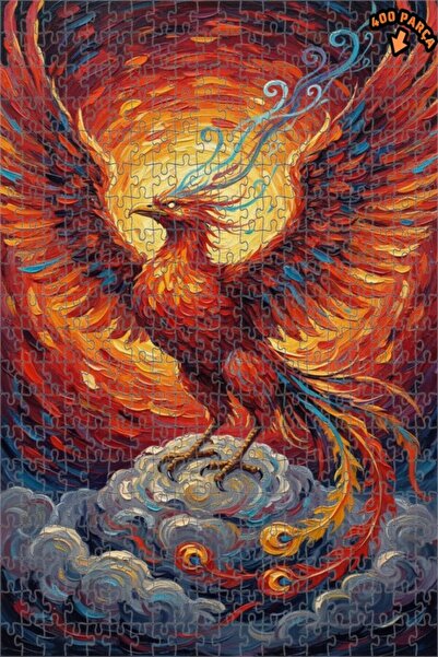 Teona Ahşap لوحة زيتية لرقصة اللهب، طائر الفينيق الأسطوري، لوحة خشبية مؤطرة ب...