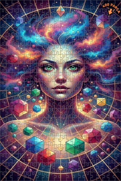 Teona Ahşap لغز خشبي بإطار مزدوج الطبقات من إيفرين، 400 قطعة، 35×35