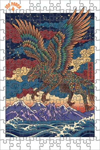 Teona Ahşap لغز خشبي بإطار مزدوج الطبقات من ديزاين دراغون آرت 150 قطعة 20x30