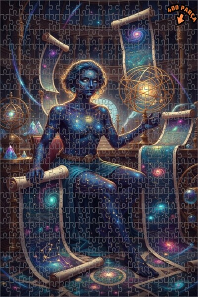 Teona Ahşap لغز خشبي بإطار مزدوج الطبقات من كوزميك وومان يارد ماب، 400 قطعة، ...