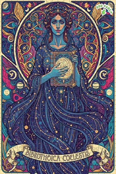 Teona Ahşap لغز خشبي بإطار مزدوج الطبقات من ستارز هانيميفند، 800 قطعة، 70×50