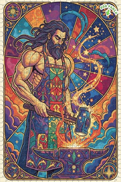 Teona Ahşap لغز خشبي مؤطر بطبقتين من ديميرشي تانري إلهة الفنون 800 قطعة 70x50