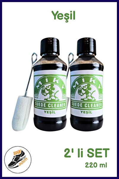 MİKY Süet & Nubuk Yenileyici Likit Boya SET | Canlandırıcı Renk Bakımı |Yeşil...