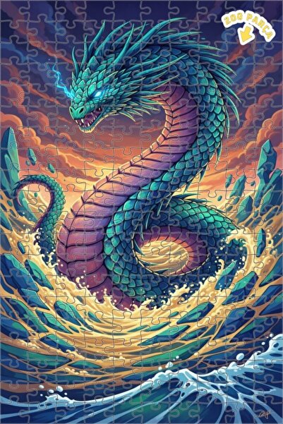 Teona Ahşap لغز خشبي بإطار مزدوج الطبقات من ديزاين دراغون آرت 200 قطعة 25x35