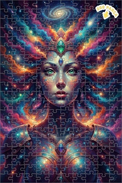 Teona Ahşap لغز خشبي بإطار مزدوج الطبقات بمظهر لوحة زيتية لملكة الكون، 200 قط...