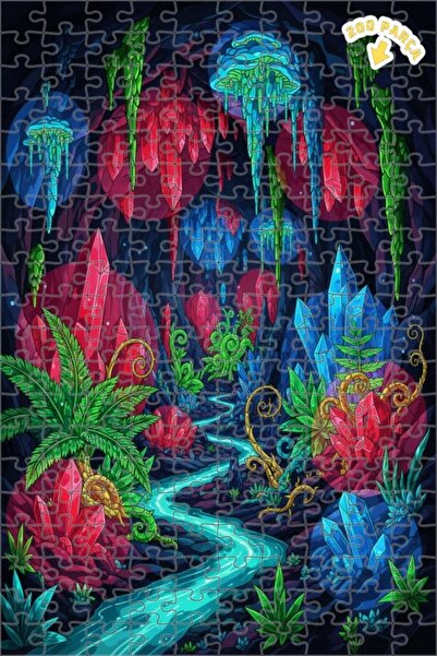 Teona Ahşap لغز خشبي بإطار مزدوج الطبقات من كريستال ماجار أدفينشر 200 قطعة 25x35