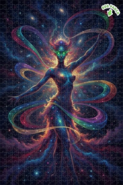 Teona Ahşap لغز خشبي بإطار مزدوج الطبقات من كوزميك راديانس للنساء، 800 قطعة، ...