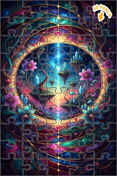 Teona Ahşap لغز خشبي رائع من دار كريستال فورست، لغز خشبي بإطار مزدوج الطبقات،...