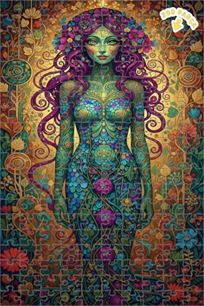 Teona Ahşap لوحة زيتية لآلهة الربيع، ألغاز خشبية ذات طبقتين بإطار، 200 قطعة، ...