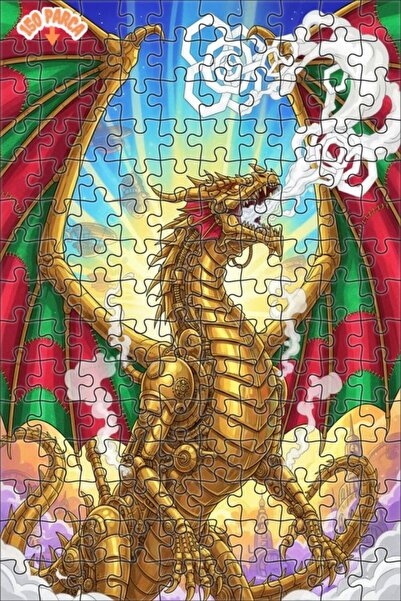 Teona Ahşap Steam Dragon Art Print 150 Pieces 20X30